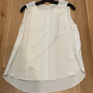 3.1 Phillip Lim sleeveless Ivory shirt size 4.